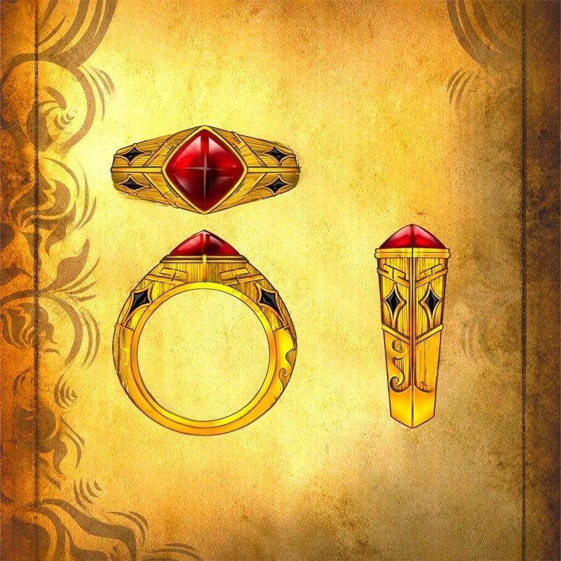 リングの開きは7号で調整可能です。