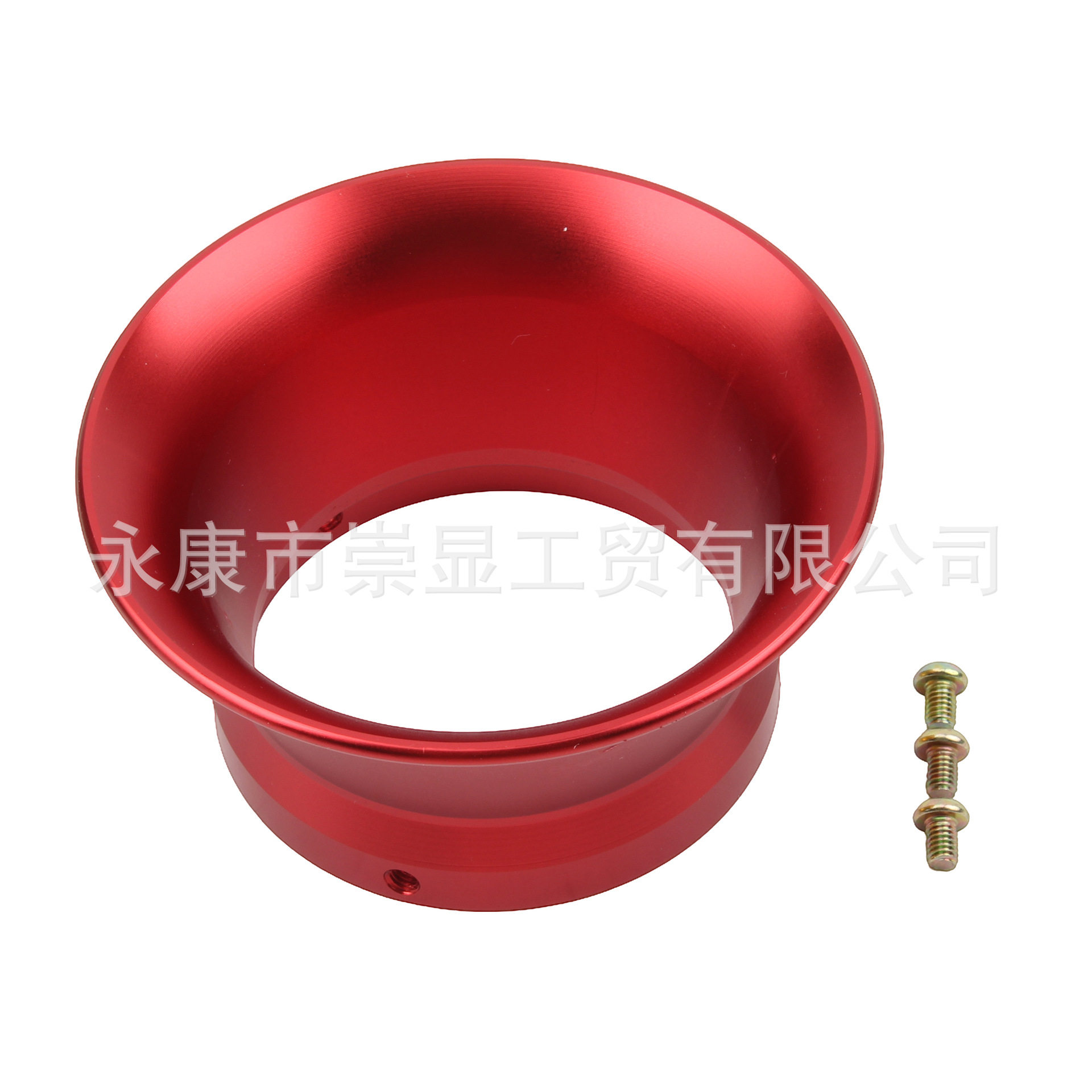 赤い大きなスピーカー