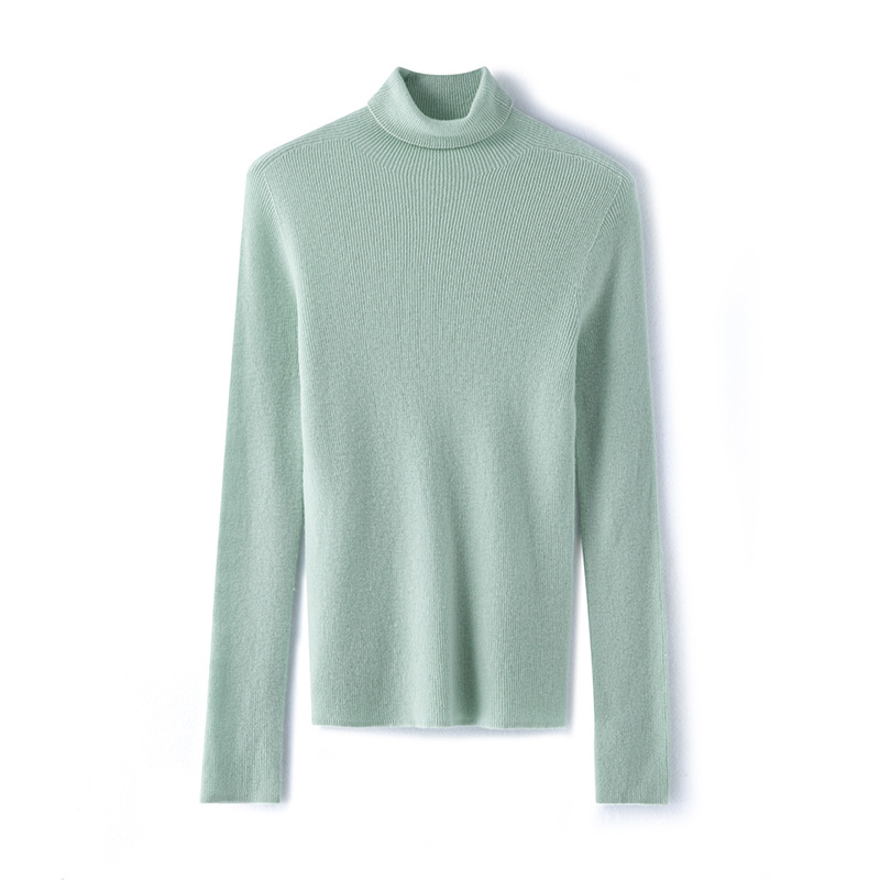 タートルネックのつぼみグリーン