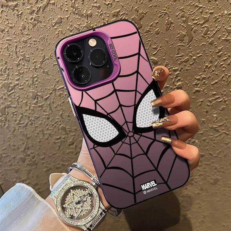 カラフルなシルバーシェル-パープル-スパイダーマン TYU